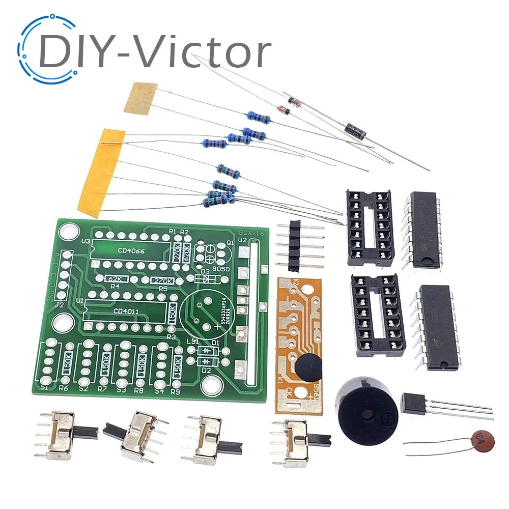 DIY Electronic 16 Music Sound Box DIY Kit Module Soldering Practice Learning Kits for Arduino