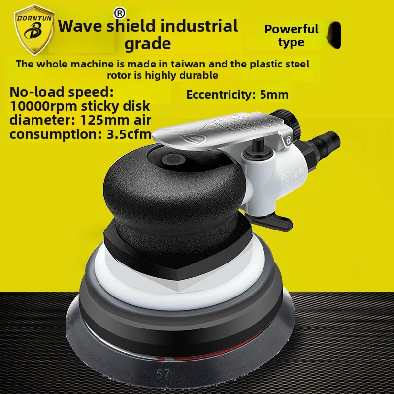 Bodun 5inch Disc-Type Pneumatic Polishing Machine, Air-Powered Sanding Machine, Sandpaper Machine, Grinder Bd-0156