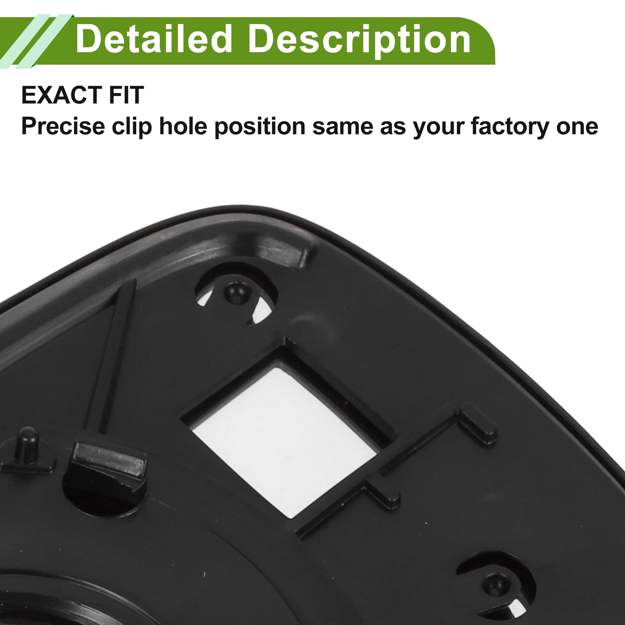 UXCELL يمين مع استبدال زجاج مرآة التسخين لشركة Hyundai Azera No.876213L900