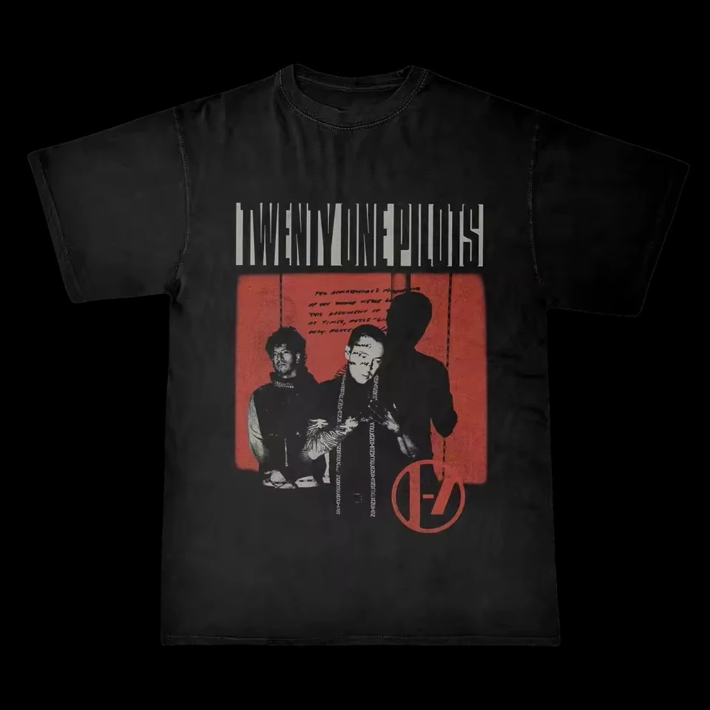 عشرين طيارين الفرقة للجنسين الرجال النساء الملابس تي شيرت أوم جديد قصير الأكمام جولة الرقبة الطباعة البلوز تي شيرت 33244