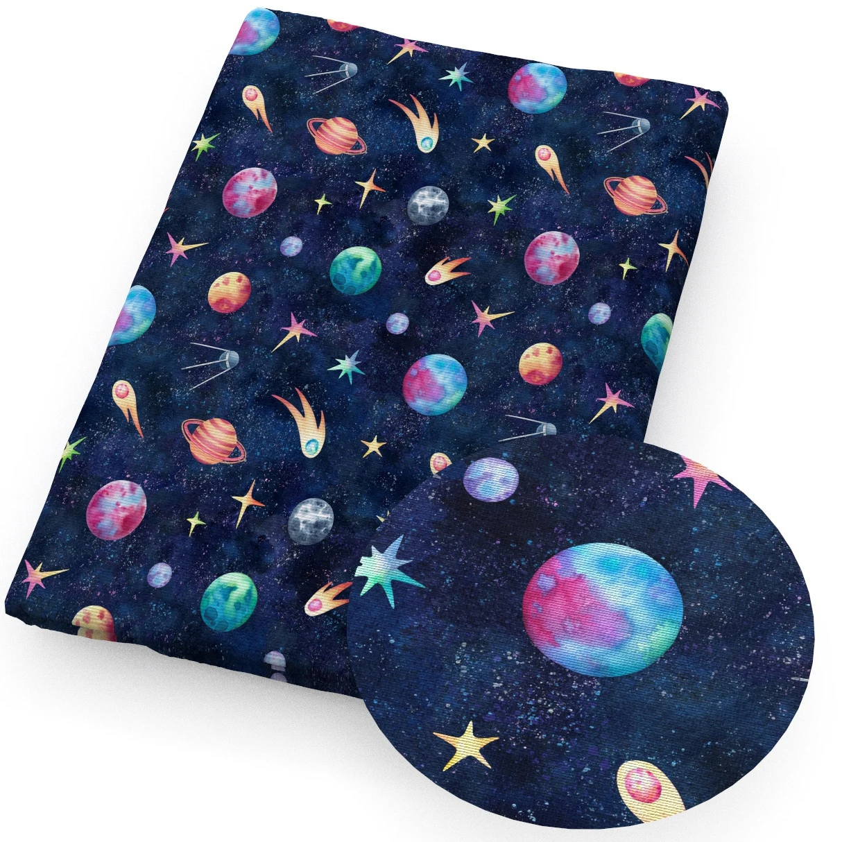 50*45 سنتيمتر/50*145 سنتيمتر كوكب النظام الشمسي 100% نقية/البوليستر القطن المواد خليط الخياطة الأقمشة لحاف الإبرة DIY بها بنفسك القماش