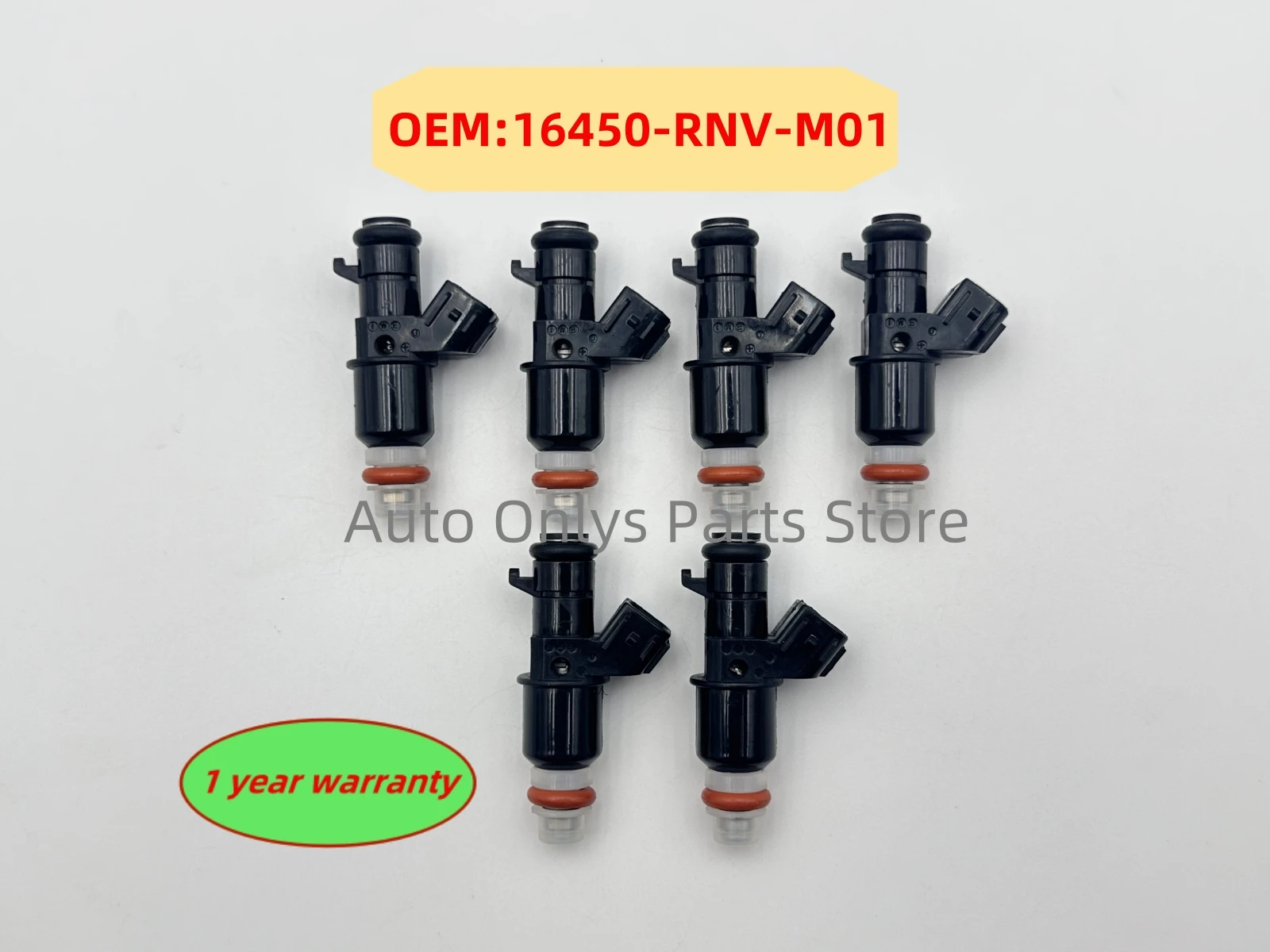 

6 шт. Новые высококачественные автомобильные аксессуары 16450-RNV-M01 для Honda Fit: комплект форсунок с 9 отверстиями 16450RNVM01