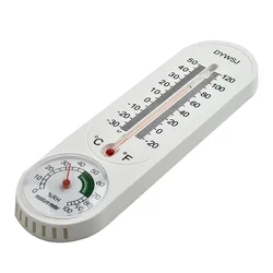 Breeding Thermometer Large Outdoor Wall Analog Patio Two In One Wall-mounted  Bracket Temperature Hygrometer Reader Garden Suppl