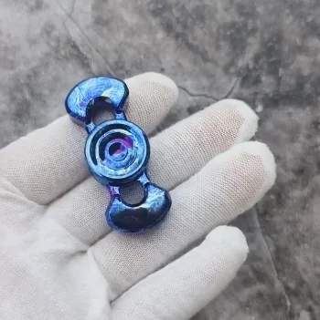 Yhedc Galaxy EDC Two-Leaf Rook Gyro Storm Titanium EDC decompression toy