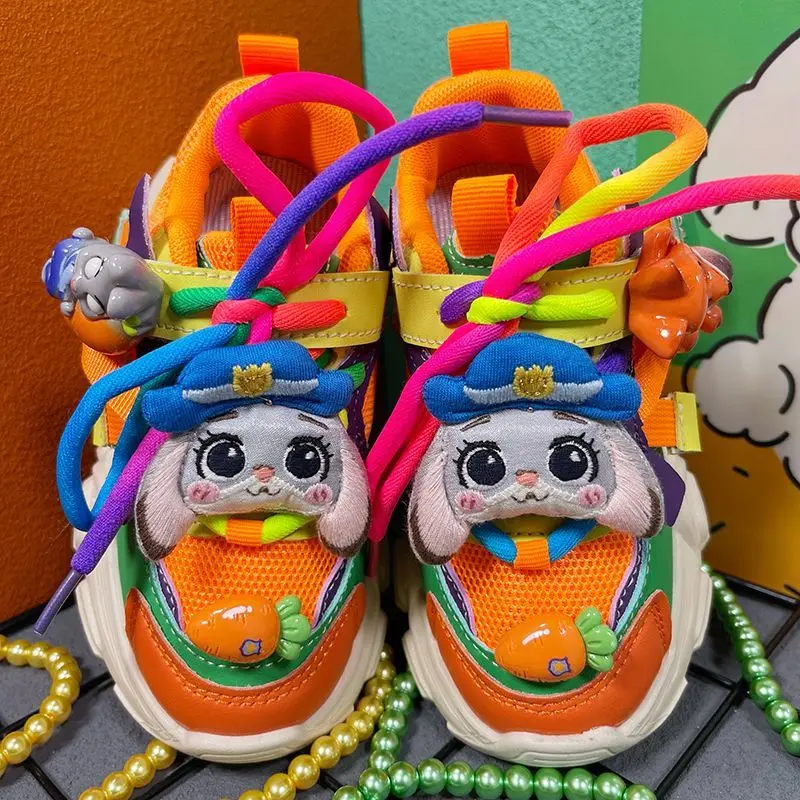 

Spring Crazy Animal City Judy Classmate Nick Judy Boys New Running Breathable Girls Double Mesh Shoes Casual