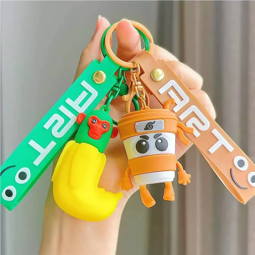 الإبداعية متعة الإيطالية Brainrot المفاتيح Tralalero Tralala Tung Tung Sahur راقصة الباليه كابتشينو دمية Keyrings الديكور هدية