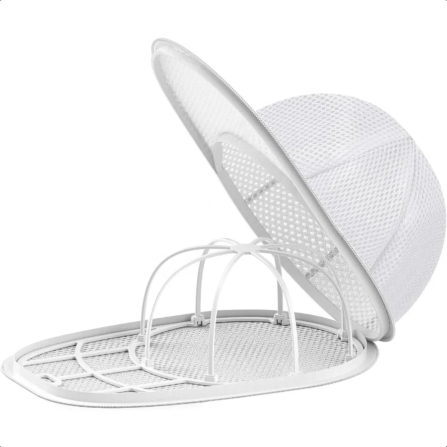 

Hat Washer Cage Hat Cleaner for Baseball Caps Fit for Adults and Hats White