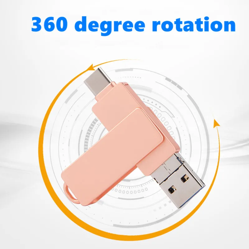 TYPE C USB Flash Drive OTG 4 IN 1 USB Stick 3.0 128GB Pen Drive 64GB 256GB 512GB Pendrive for phone 15 14 13 12 11 xMemory Disk