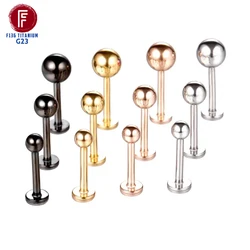 F136 Titanium Tragus Piercing Lip Stud Cartilage Hinged Section 16G Helix Septum Earring Sexy Clicker Labret Jewelry for Woman