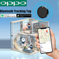 OPPO New Dual System Tracker for iOS or Android Bluetooth Tracking Tag Item Locator work with iOS Find My or Google Find Hub App