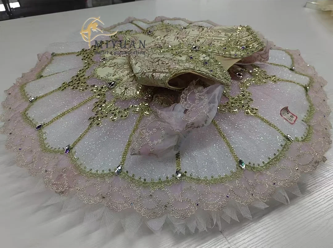 2024 New high-end professional classical tutu tailored for adults and children performance competition dress