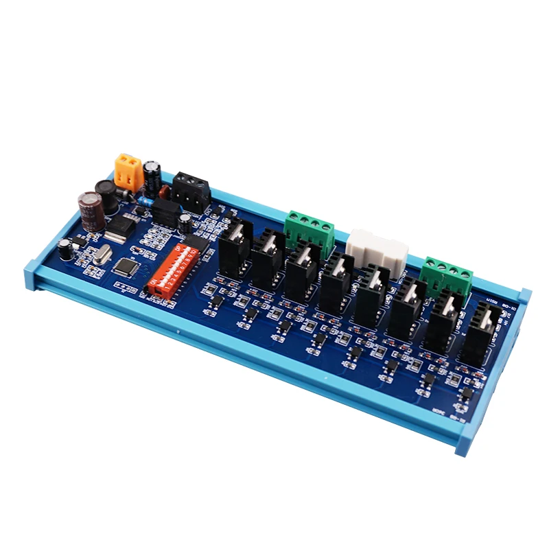 AoShangMing 8-Channel RS485 Communication Expansion PLC DC Amplifier Board Modbus Protocol Data Collector With Timeout Detection