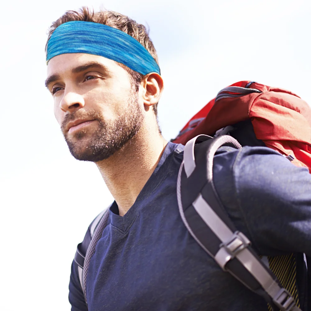 4/5 個汗止めバンド男性女性用弾性スポーツヘアバンドヘッドバンドヨガヘッドバンド帽子ヘッドラップスポーツトレーニングヘアアクセサリー