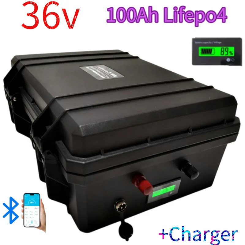 

36V100AH 120AH 150AH LiFePO4 аккумулятор 36 В аккумулятор 100ah/120ah/150ah литий-железо-фосфатный аккумулятор для электродвигателя, Moto