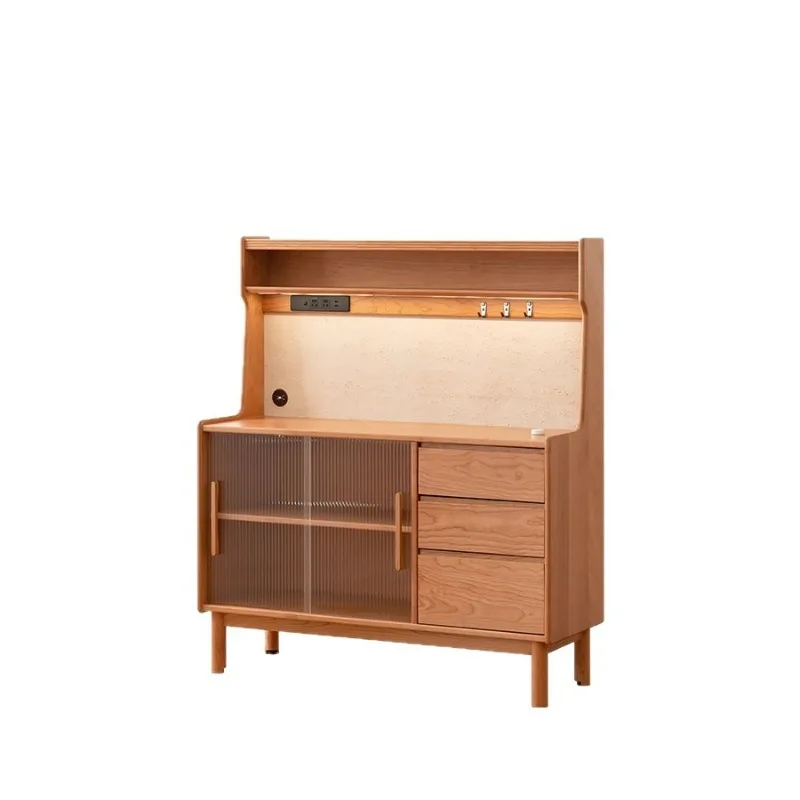 Dining side cabinet integrated wall small apartment locker restaurant storage locker