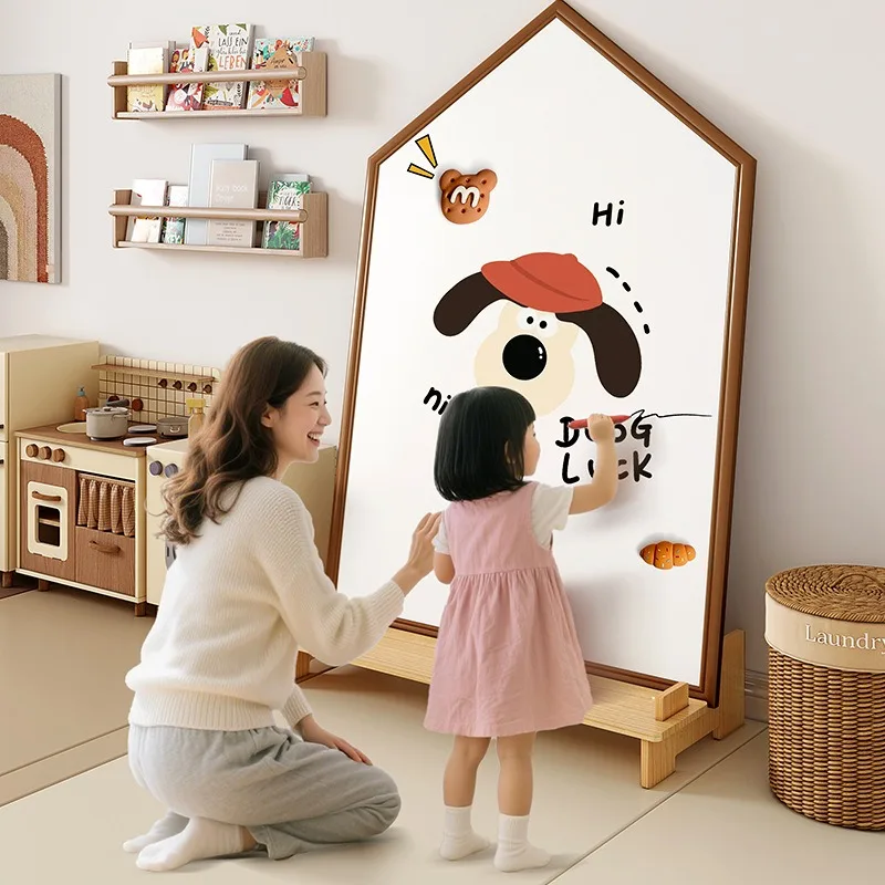 Children's Drawing Board Double-sided Magnetic Drawing Board Baby Home Large-size Floor Drawing Board One Piece of Graffiti