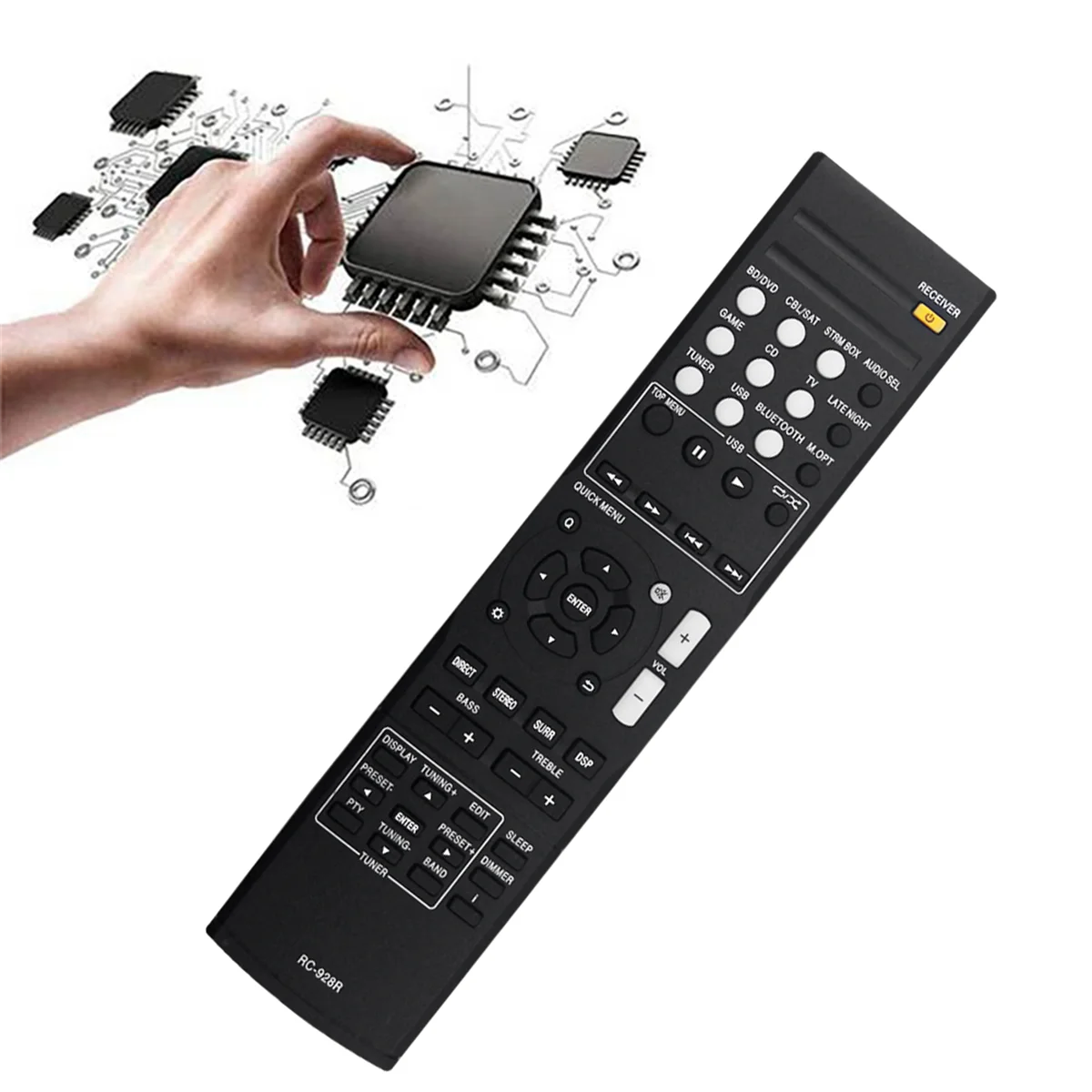 RC-928R Remplacer Télécommande pour Onkyo AV Récepteur HT-S3900 HT-R397 TX-SR373