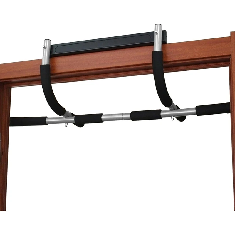 Wall Mounted Pull Up Bar - Chin Up Bar For Doorway, Multi-Gym Home Fitness Equipment With Enhanced Door Frame Protection