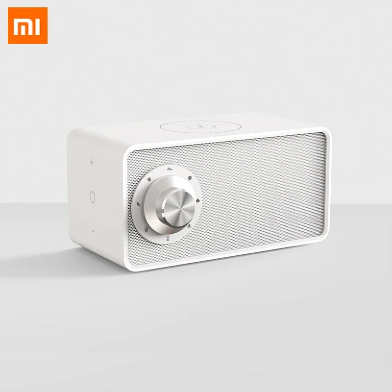 شاحن Youpin Qualitell اللاسلكي مكبر صوت أبيض للحياة المنزلية الذكية BLT5 EPP بروتوكول 10 وات شحن سريع يساعد على النوم