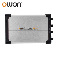 OWON 4CH Virtual Oscilloscope 14 Bits 70MHz VDS6074A 100MHz VDS6104A 1GSa/s 4 Channels USB Type-C PC Osciloscópio with 4 Probes