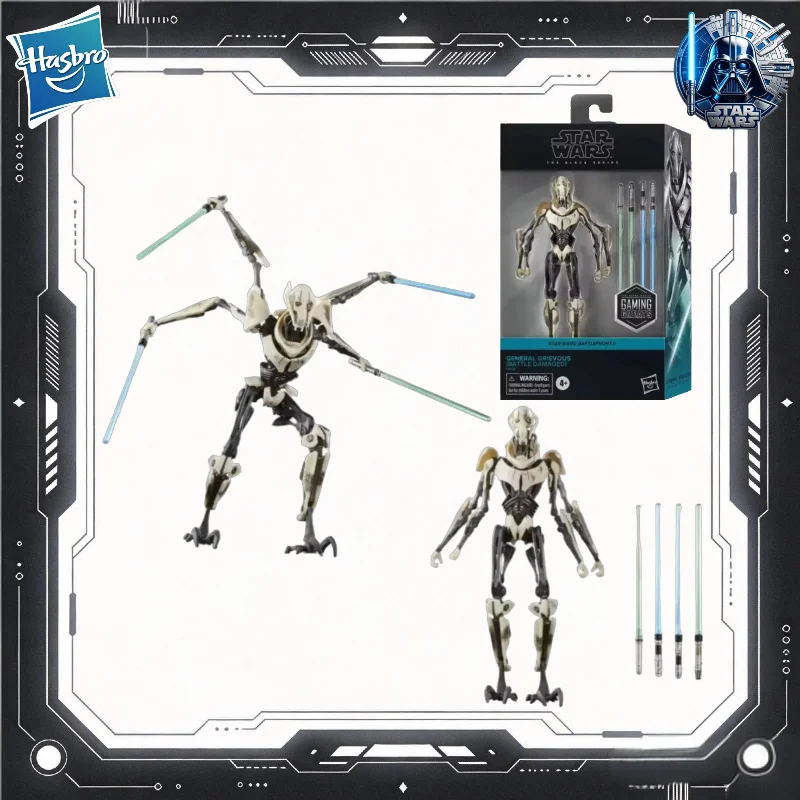 【en-stock】figura-de-accion-original-de-hasbro-star-wars-the-black-series-battlefront-ii-general-grievous-battle-damaged-modelo-de-juguete-de-anime