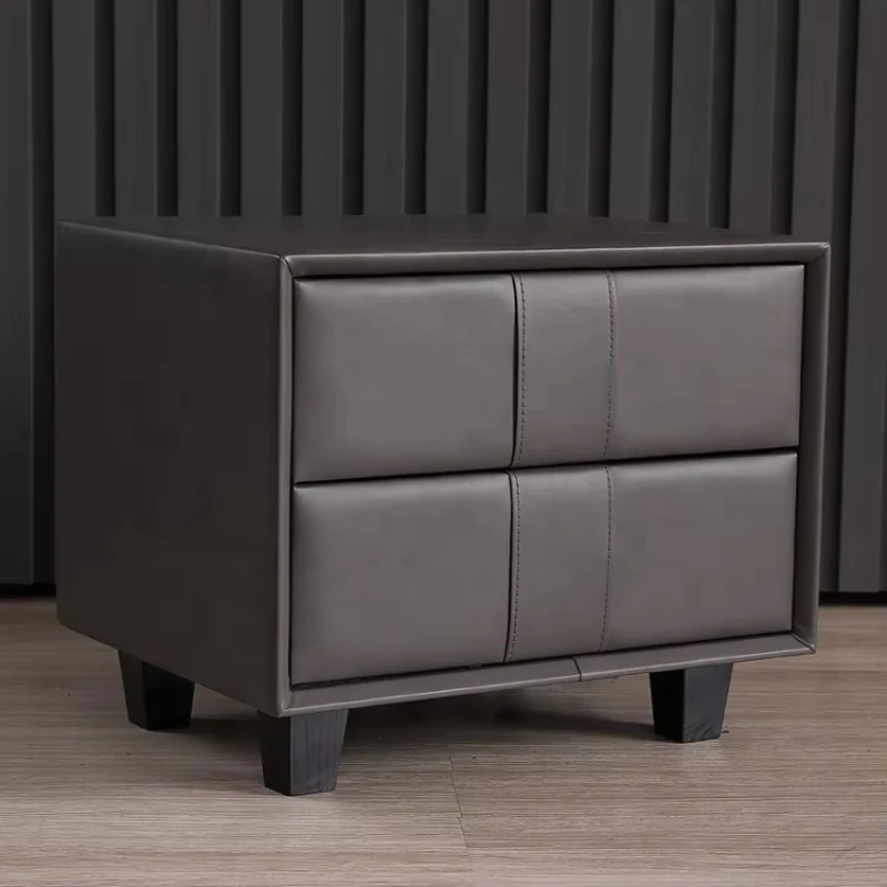 طاولة بجانب السرير لغرفة النوم باللون الرمادي، طاولة بجانب السرير فاخرة