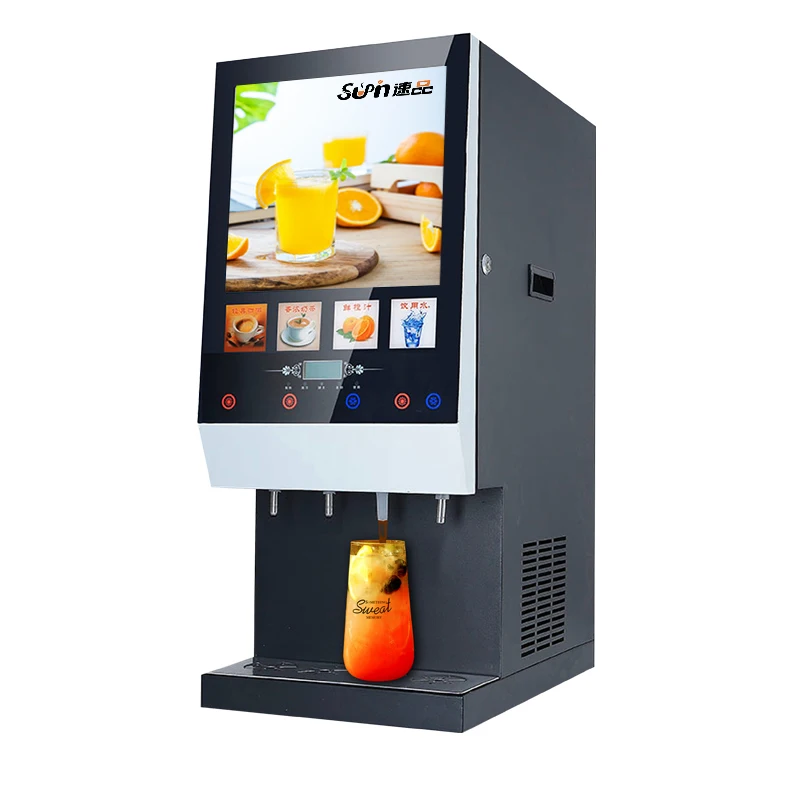 

30SCW (2+1) Ice Juice Vending Machine Hot Instant Coffee Machine Commercial for Restaurant Use Milk Tea Vending Machine