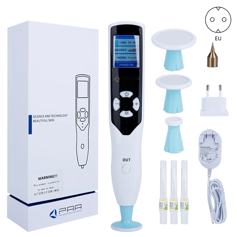 Nieuwe 2-in-1 Ozon PAA Fibroblast Plasma Pen Voor Ooglid En Gezicht Lifting Rimpel Spot Mol Sproet Verwijdering Huidverzorging LESEN schoonheid