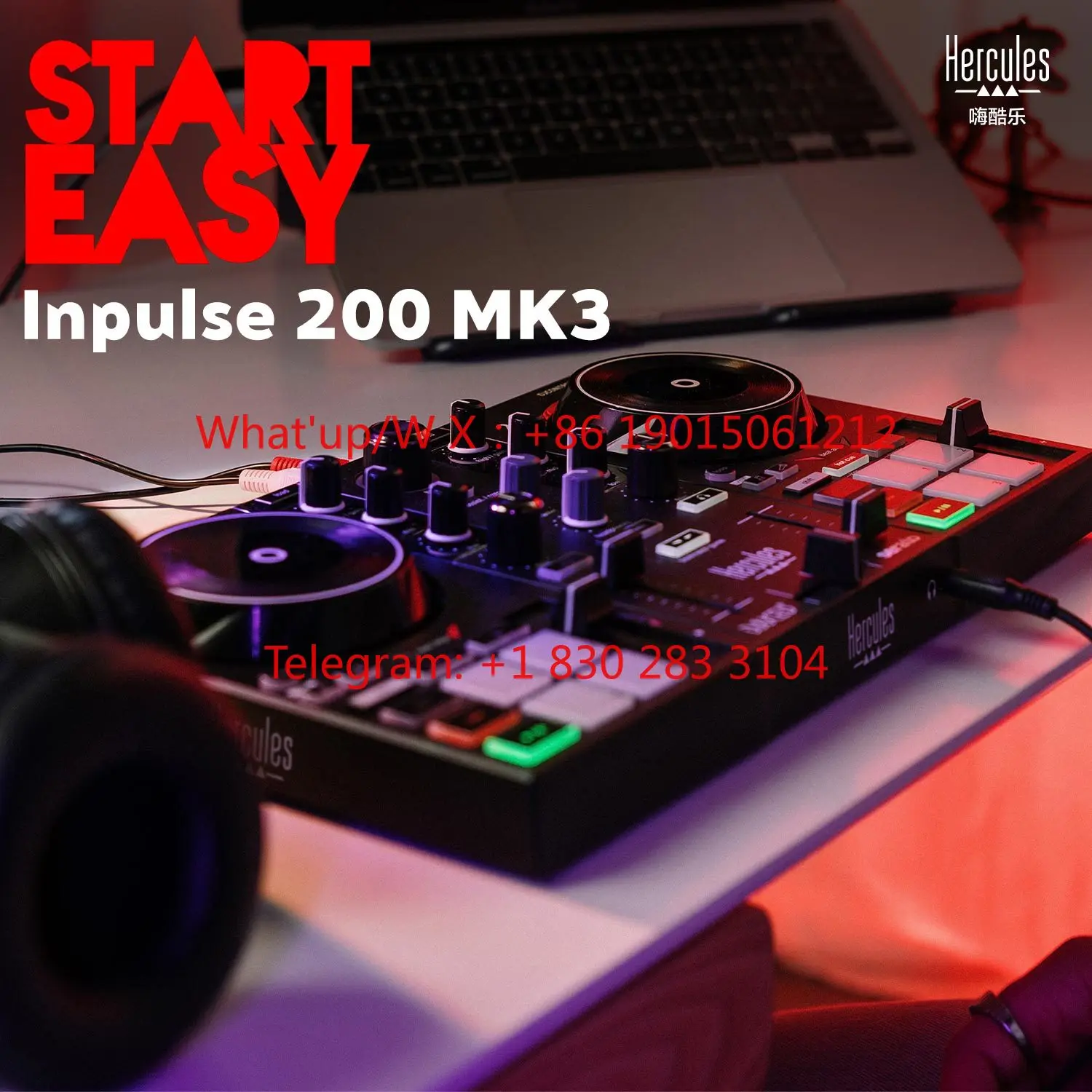 Hi, Cooler 200MK3 DJ controller, beginner's entry-level disc player, home live mixer