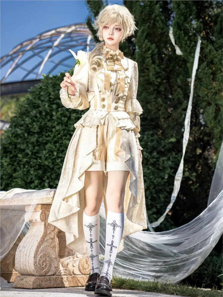 Elegante en modieuze overhemd-overall-jurkset