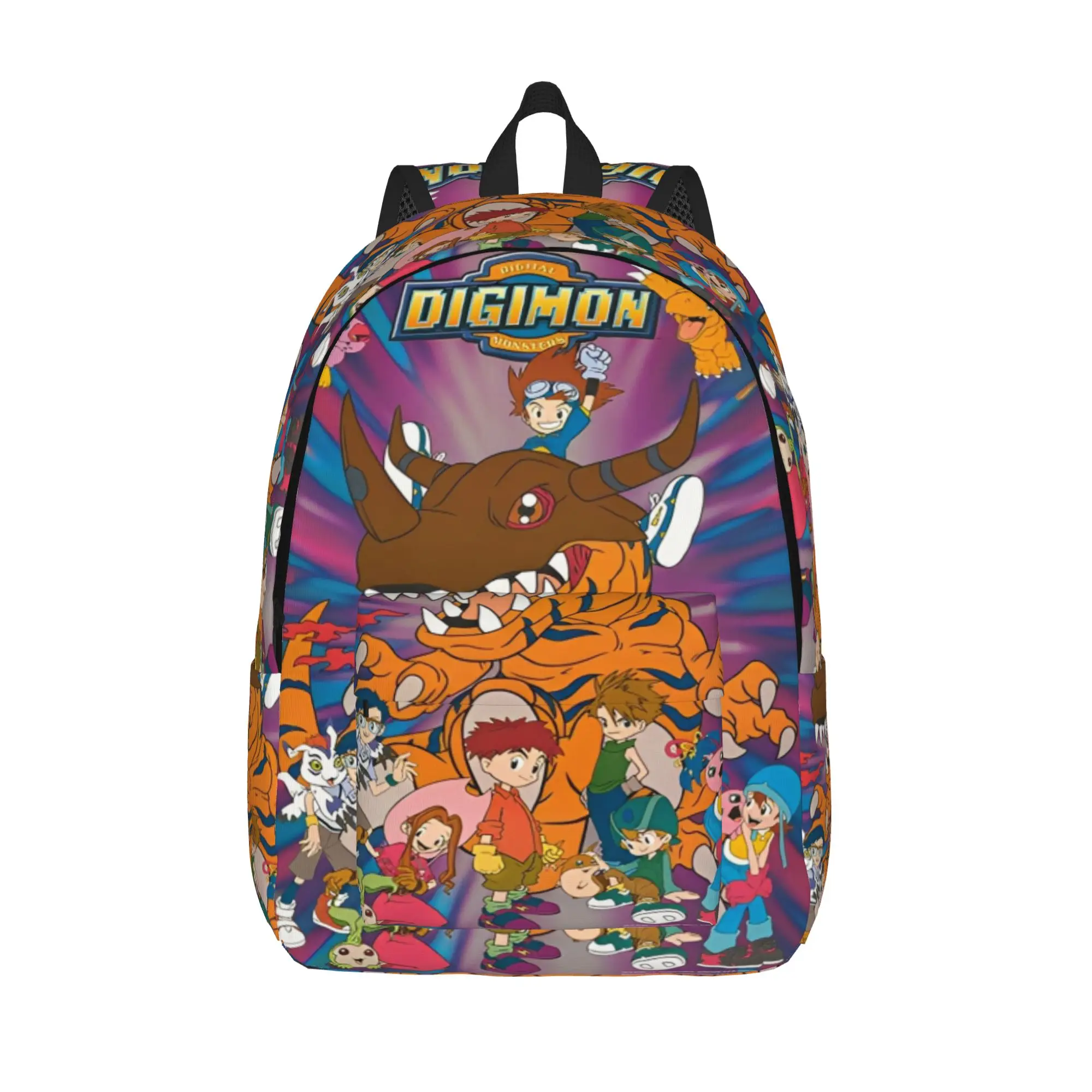 Digital Monster Digimon Backpack for Men Women Fashion Student Business Daypack Laptop Shoulder Bag Outdoor