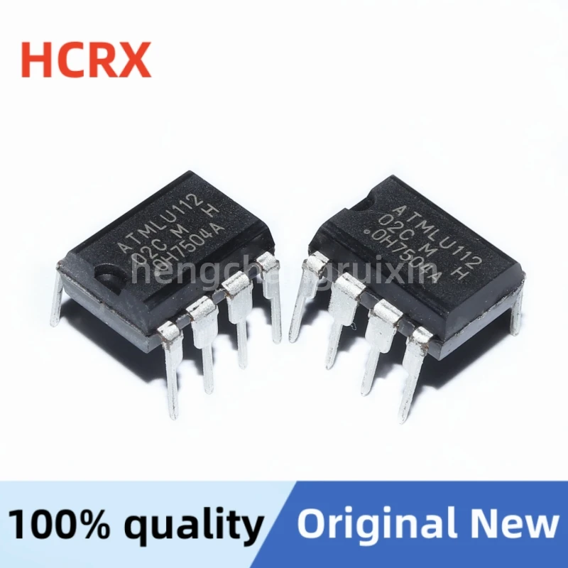 5 pcs 100% New Original EEPROM AT24C02C-PUM Top mark: 02C M 2Kbits DIP8