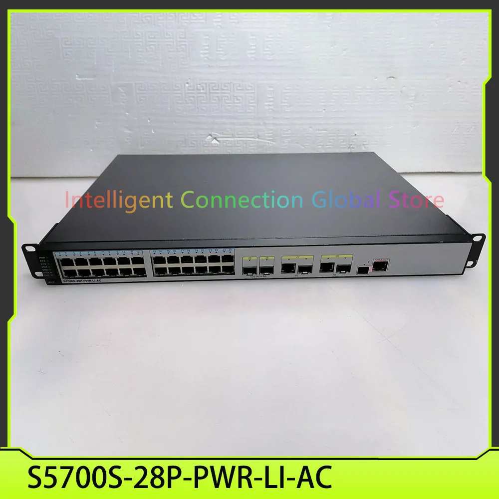 

24 Gigabit POE ports+4 Gigabit optical ports Full Gigabit Ethernet Management Switch S5700S-28P-PWR-LI-AC