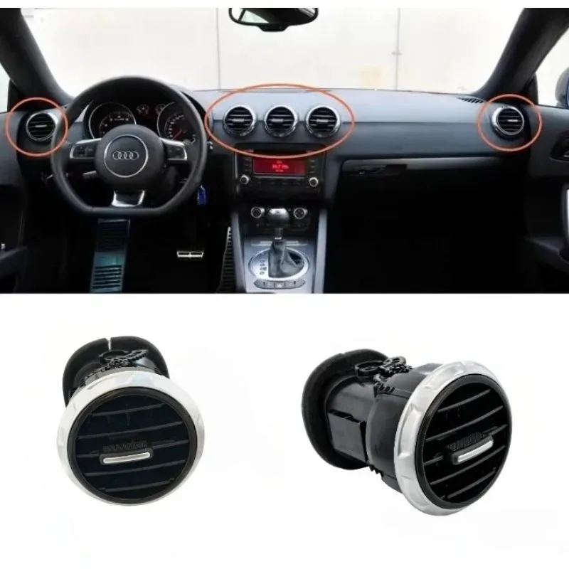 New Dashboard Air Vent Air Conditioner AC Heating Grille Diffuser Center Panel black 8J0820901 For Audi TT Mk2 car accessories