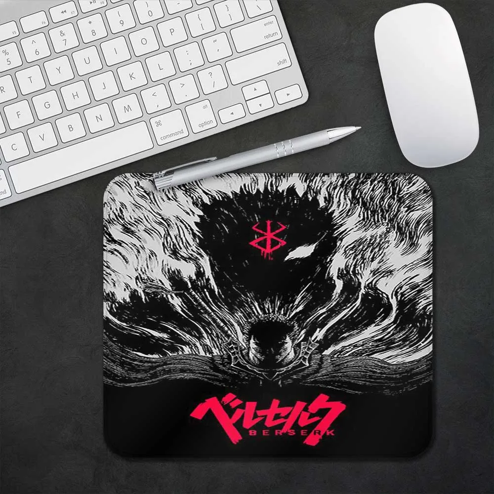 Anime Berserk Gaming Mouse Pad XS Small Mousepad For PC Gamer Desktop Decoration Office Mouse Mat Deskmat Rug