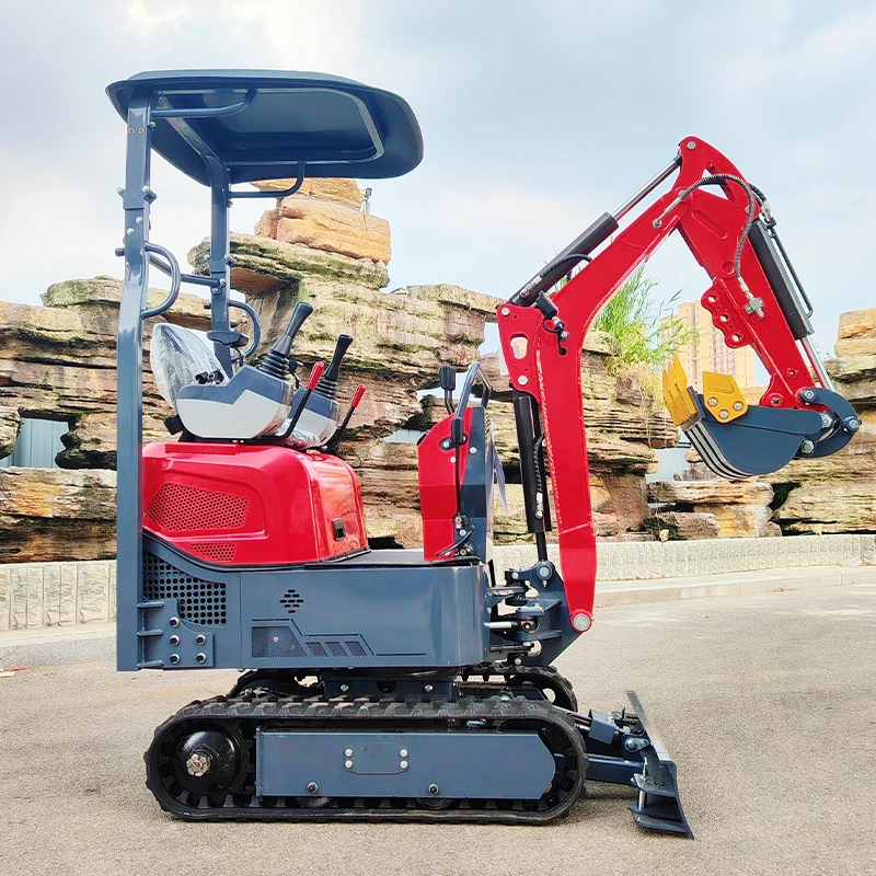 1.2Ton Pilot Control China Mini Micro New Garden Small Farm Home Crawler Price Small R12 Mini Machine Digger Excavator