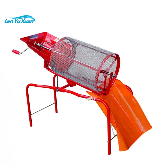 Hot sale manually-operated model portable circular vibrating screen