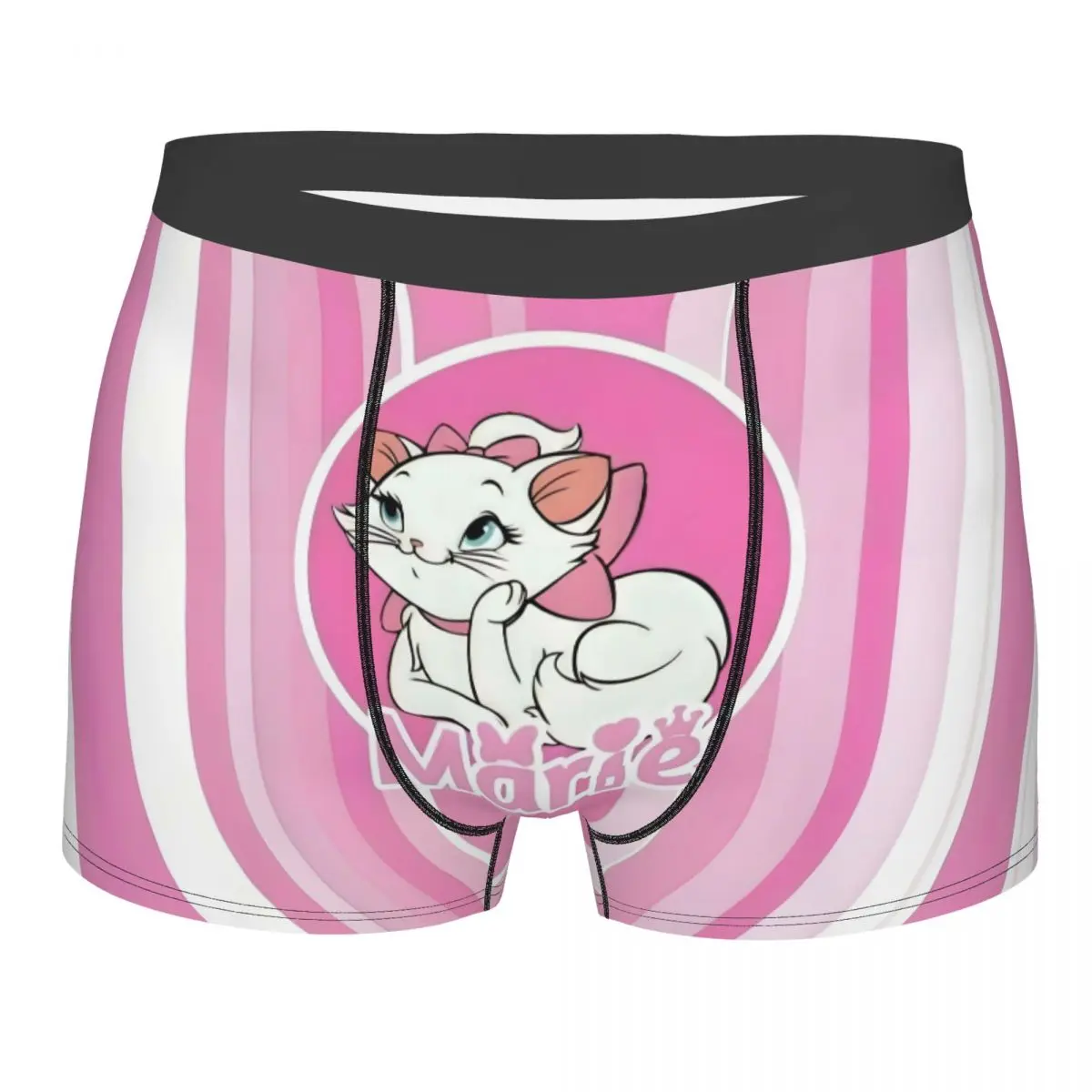 

Custom Cartoon Marie Cat Boxers Shorts Men Anima Kawaii Briefs Underwear Funny Underpants