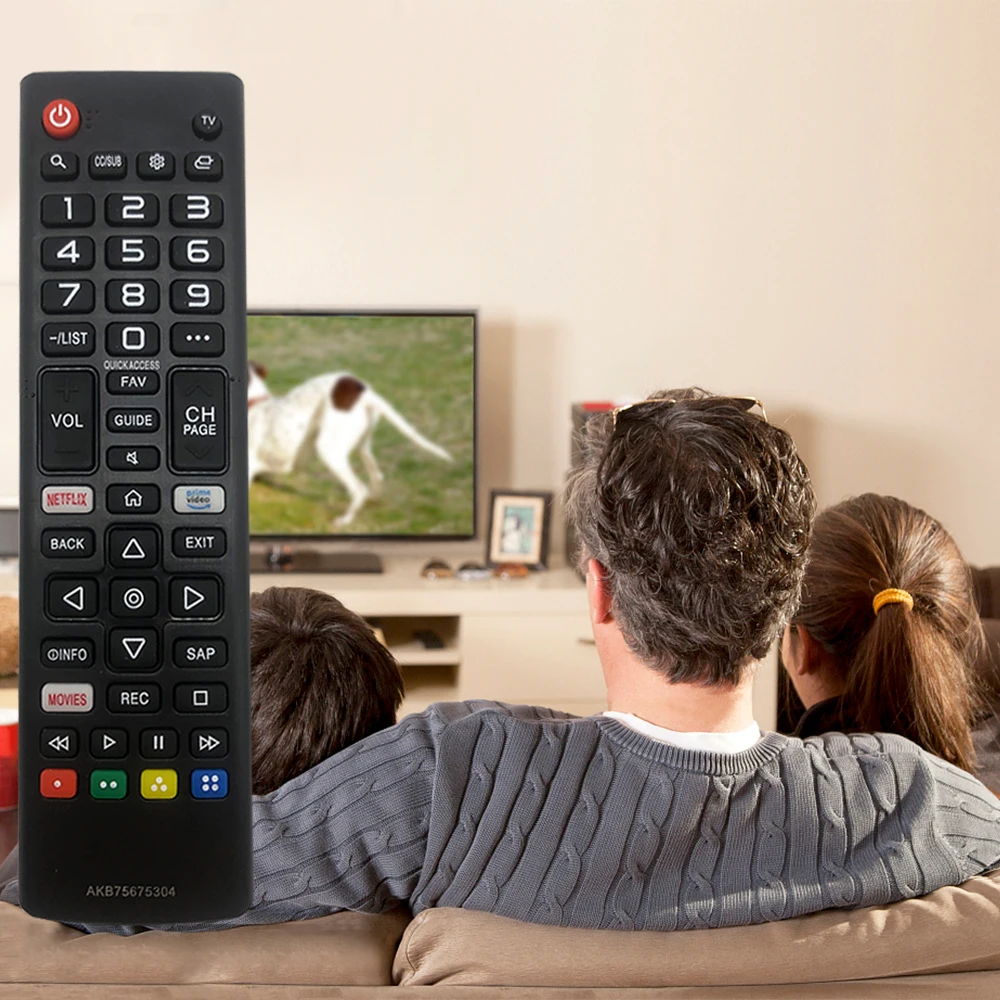 AKB75675304 Remote Control With NETFLIX Prime Video Apps For 2019 Smart TV UM SM Models Fernbedienung AKB75675301