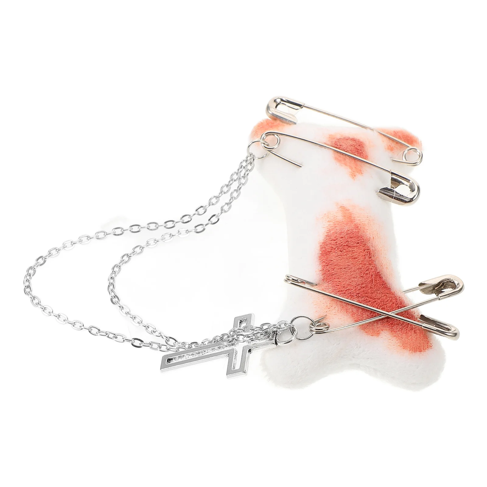 

Bone Hair Clip Small Hairpin Dual Use Clothes Brooch Pin and Hair Accessory for Women Teens Party Stage Performance Fashion