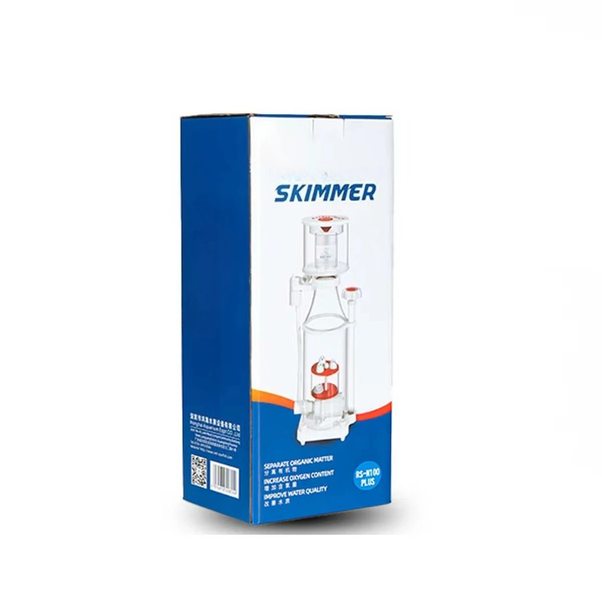 RS-N100 Plus Aquarium with Built-in Protein Separator with DC Pump, 110-240V, Suitable for 150-300 Liter Marine Reef Fish Tanks