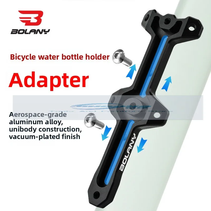 

BOLANY Bicycle Adjustable Extension Rack Mountain Bike Kettle Rack Extender Road Bike Kettle Rack Adapter