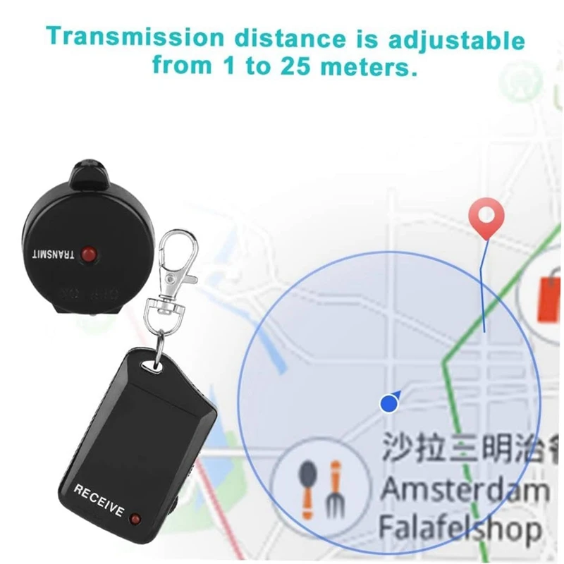 RF Wireless Anti Loss Device Security Protection Personal Guard Buzzer Light Anti Theft Alarm Home Automation Kits