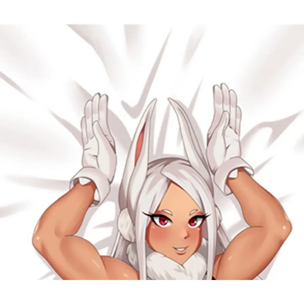 Rumi Usagiyama Dakimakura Pillowcase Home Bedroom Ornament Soft Touch Polyester Cushion Cover
