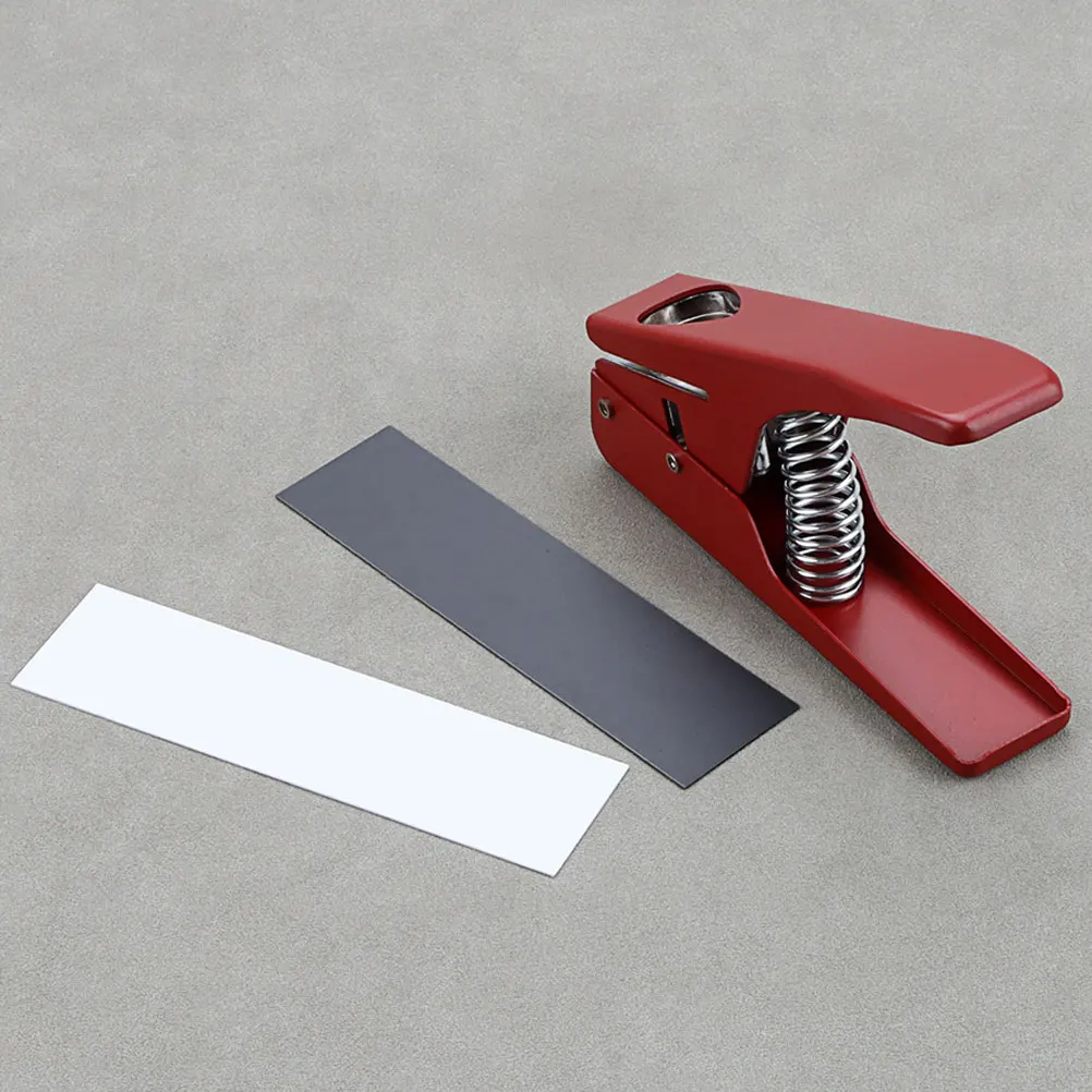 

1Pcs Effortless Guitar Pick Cutter Tool Red Stylish DIY Punch For Guitar Enthusiasts