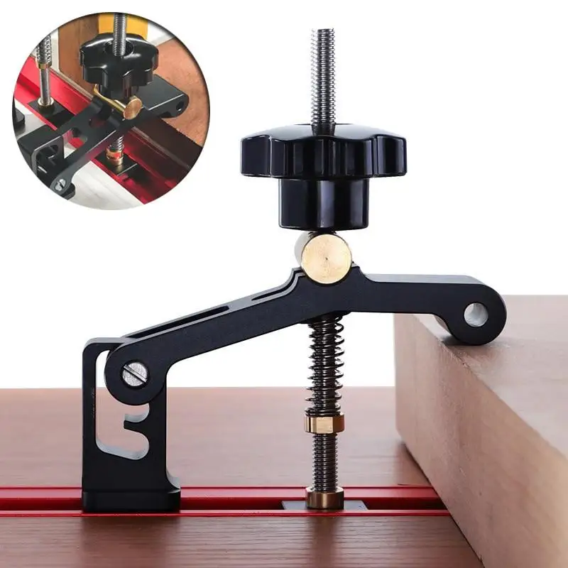 1Set Universal Clamping Blocks Platen Miter Track Quick Acting Hold Down T Slot Clamp for Woodworking Joints