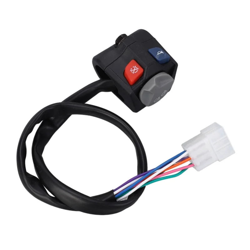 

Motorcycle Headlight Horn Switch 7811-107-0000 Integrated Handlebar Grip Control Switch For 125 200 250 300 380 400 450 520 EXC