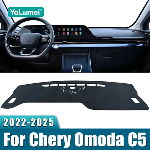 Imagen 1 del producto Para Chery Omoda C5 2022 2023 2024 Omoda 5 FX E5 cubierta para salpicadero de coche alfombrilla para salpicadero parasol almohadilla antideslizante alfombras Anti-UV Accesorios