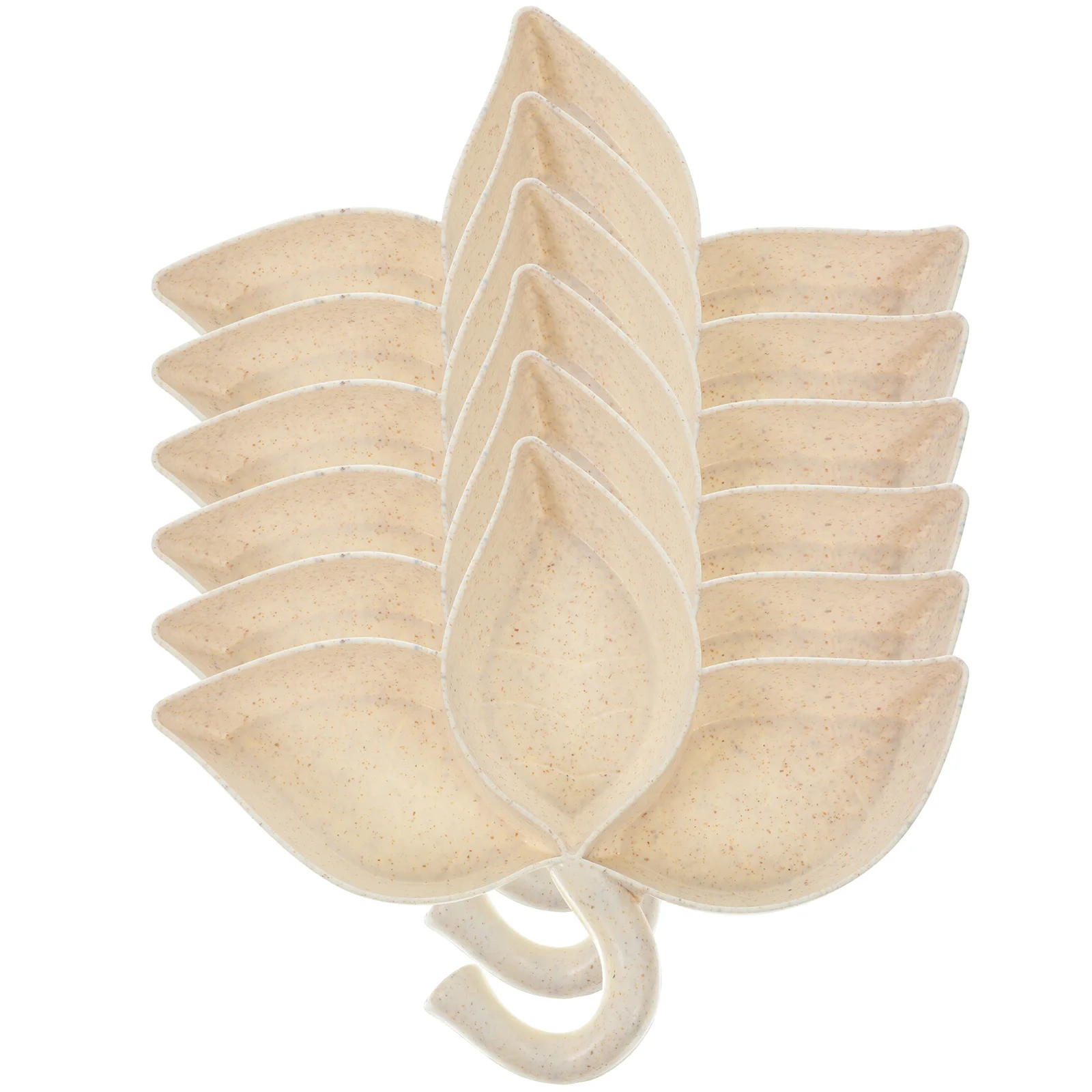 

6pcs Dipping Plates Leaf Style Mini Sauce Bowls For Sushi Condiment Dish Small Dipping Bowls Kitchen Seasoning Storage Jam