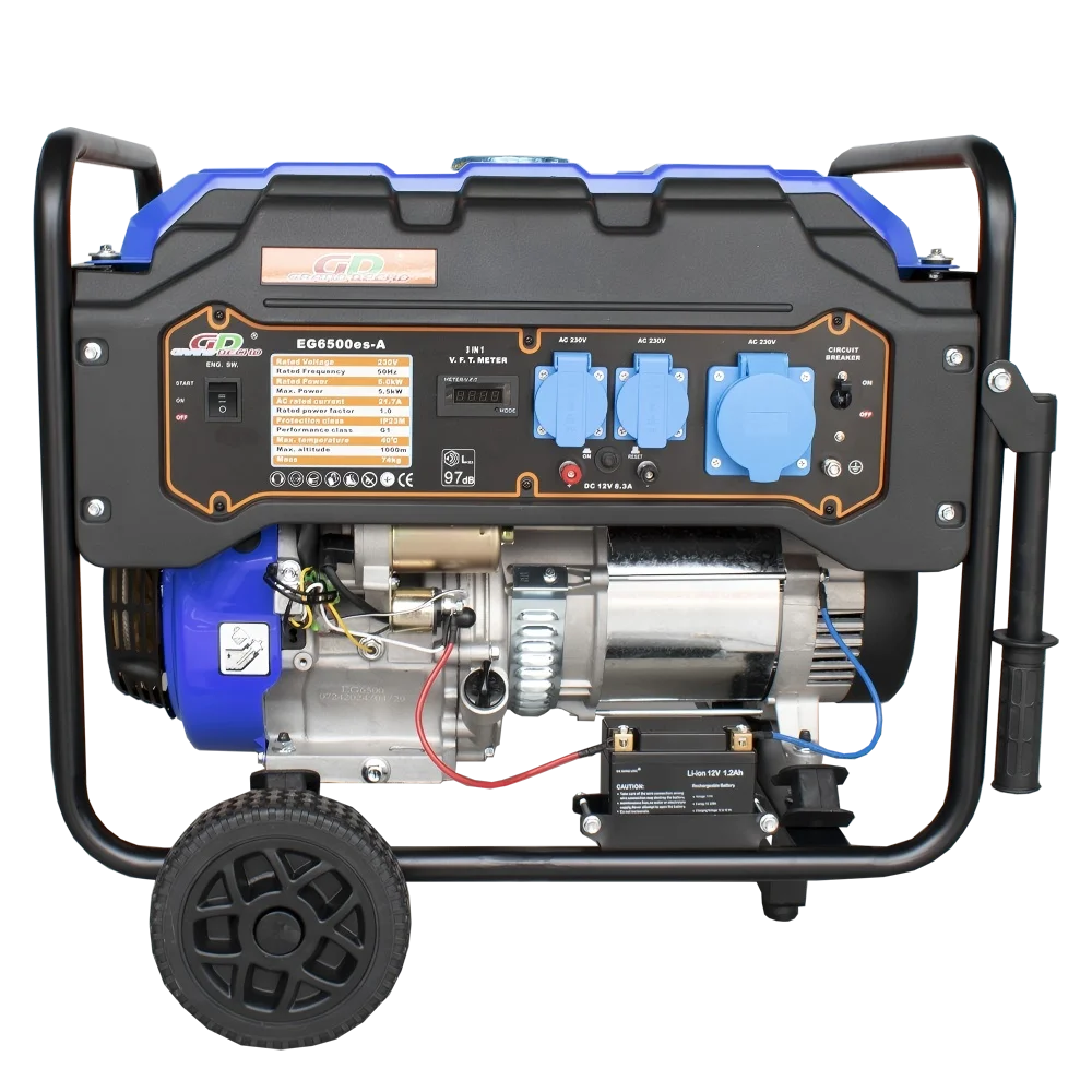 Start 4-Stroke Air-Cooled Generator Stable Power EG6500es-A Portable